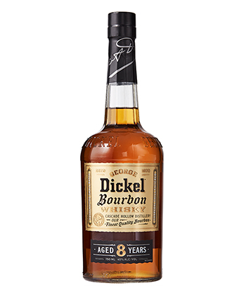 George Dickel Bourbon Whisky Aged 8 Years is one of the best cheap Bourbons for 2023.