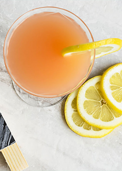 Lemon Grapefruit Martini is one of the best lemony cocktails for spring