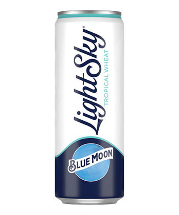 Blue Moon LightSky Tropical Wheat is one of the best drinks for spring