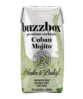 Buzzbox Cuban Mojito is one of the best drinks for spring