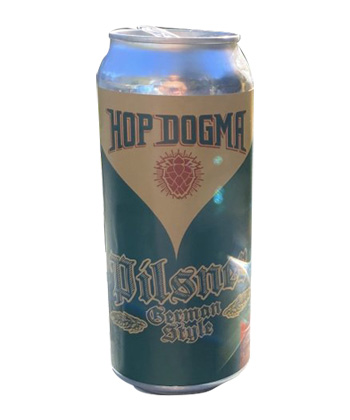 Hop Dogma Brewing Company Pilsner is one of the best drinks for spring