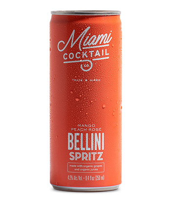 Miami Cocktail Co. Bellini Spritz is one of the best drinks for spring