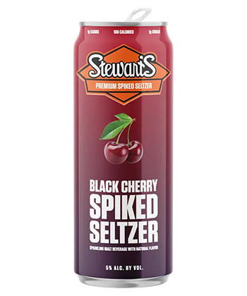 Stewart's Spiked Seltzer: Black Cherry is one of the best drinks for spring