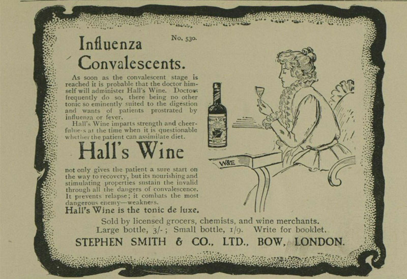 In the English-speaking world, there’s a long tradition of plugging “tonic wines” to give drinkers a little boost.