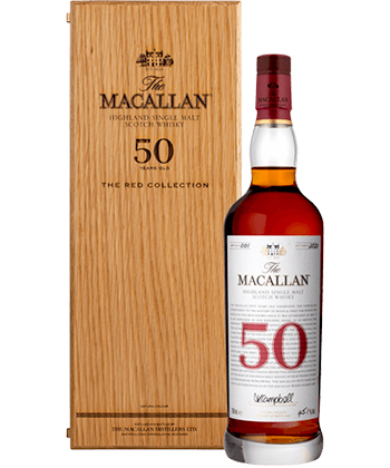 The Macallan 'The Red Collection' 50 Year Old Single Malt Scotch is one of the worlds most expensive whiskies