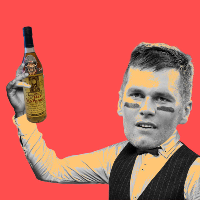How to Make Your Pappy Bottle More Valuable? Paint Tom Brady’s Face on It