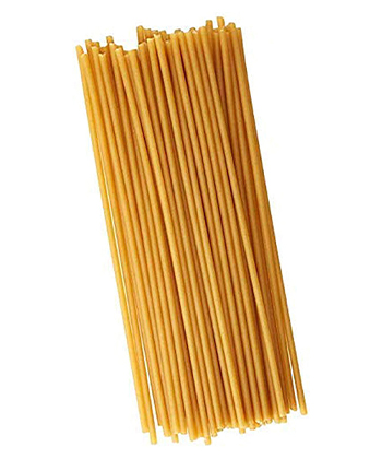 We tried the pasta straws.