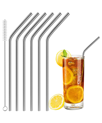 We tried metal straws.
