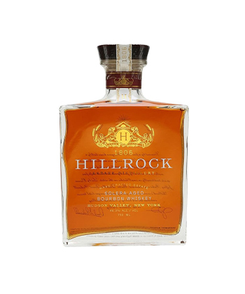 hillrock is one of the best bourbons not made in kentucky.