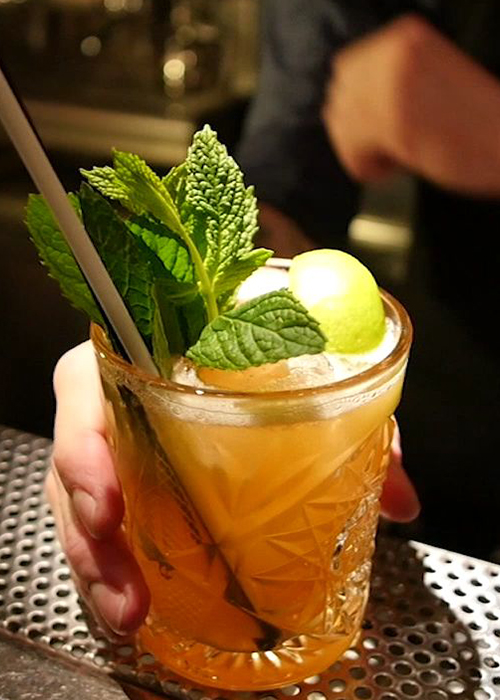 the spicy baba is one of bartenders' go-to shift drinks.