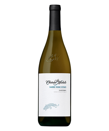 Château Ste. Michelle Canoe Ridge Estate Chardonnay 2018 is one of the best chardonnays for 2022