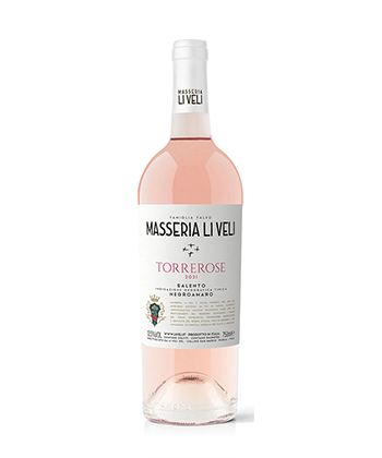 Masseria Li Veli Torrerose Negroamaro Rosato Salento IGT 2021 is one of the best Rose Wines of 2022.