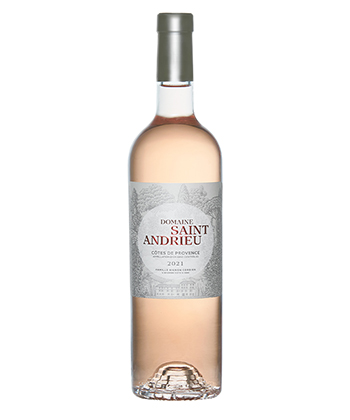 Domaine Saint Andrieu Côtes de Provence Rose 2021 is one of the best Rose Wines of 2022.