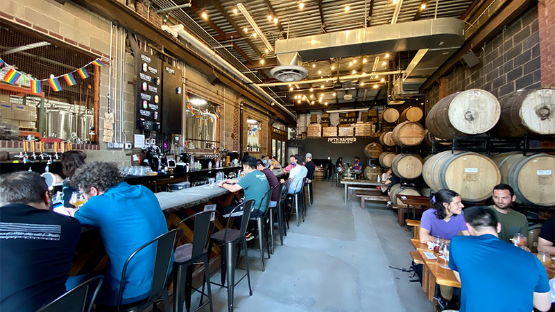 Fifth Hammer Brewing Co. is one of the best places to drink in Queens.