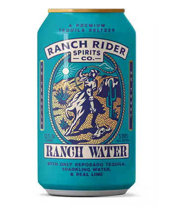 Ranch Rider's ranch water is a canned ranch water