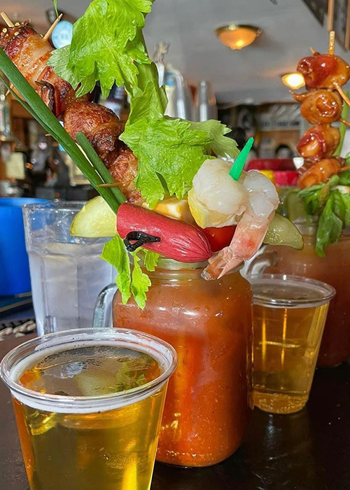 A regional favorite Bloody Mary from Sobelman’s Pub and Grill.