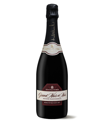Sonoma-Cutrer Grand Noir de Noir Sparkling Pinot Noir is one of the best sparkling red wines to drink right now. 