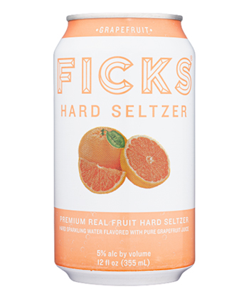 Ficks Hard Seltzer Grapefruit hard seltzer is one of the best hard seltzers, according to seltzer lovers.