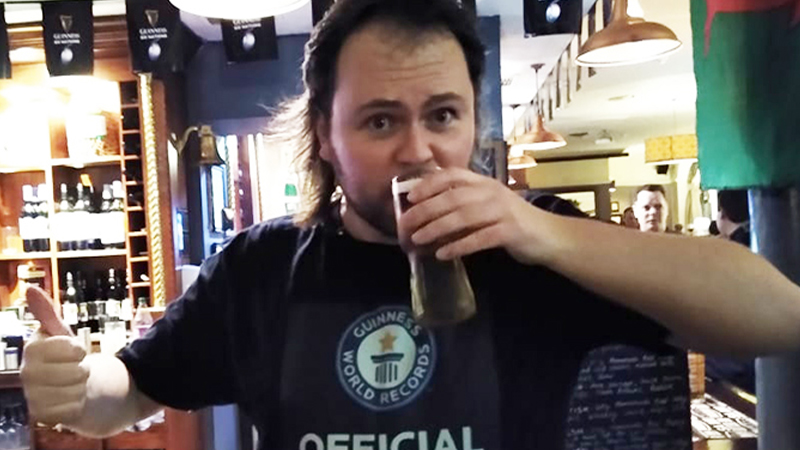 A Welsh man recently visited 56 pubs within 24 hours, breaking the world record.