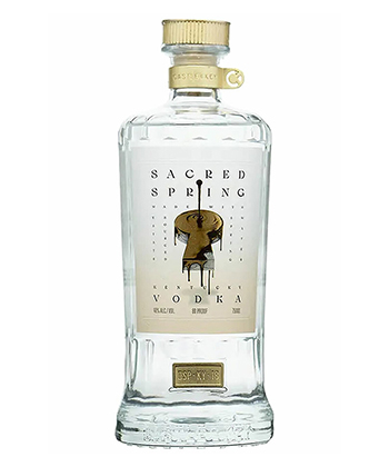 Castle & Key Sacred Spring Vodka is one of the top 25 vodkas for 2022.