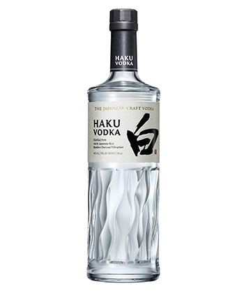 Haku Vodka is one of the top 25 vodkas for 2022.