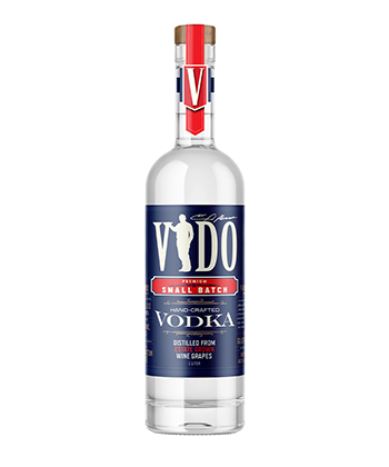Vido Vodka is one of the top 25 vodkas for 2022.
