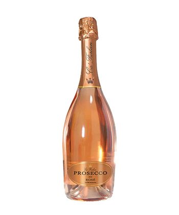 Ca' Furlan Prosecco DOC Rosé Brut Cuvée Mariana is one of the best sparkling rosés to drink in 2022.