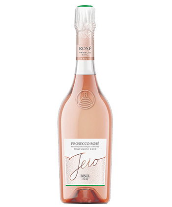 Jeio (By Bisol) Prosecco Rosé DOC is one of the best sparkling rosés to drink in 2022.