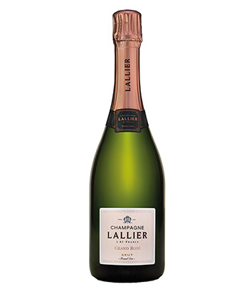 Champagne Lallier Grand Rosé is one of the best sparkling rosés to drink in 2022.