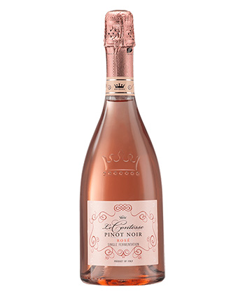 Le Contesse Pinot Noir Brut Rosé is one of the best sparkling rosés to drink in 2022.