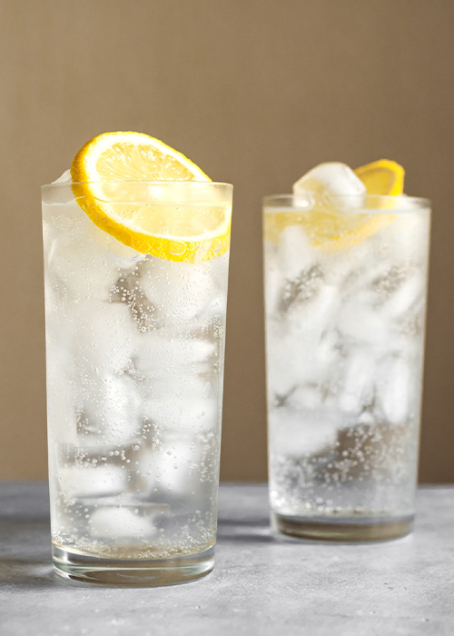 A gin and tonic with lemon is a great drink to order at a dive bar that's not a vodka soda.