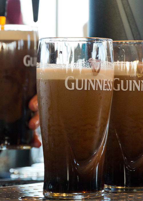 Guinness is a great drink to order at a dive bar that's not a vodka soda.