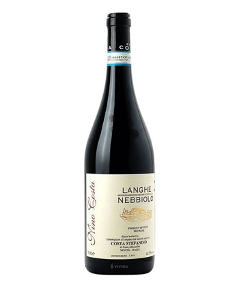 Nino Costa's Langhe Nebbiolo 2020 from Piedmont, Italy is a good wine you can actually find.