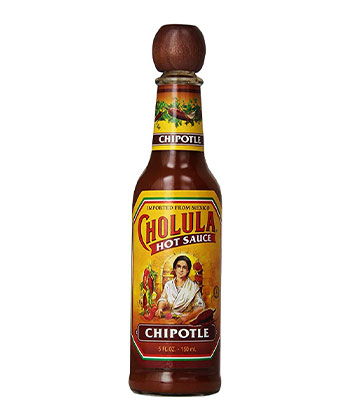 Cholula Chipotle Hot Sauce is one of the best hot sauces to use in Micheladas.