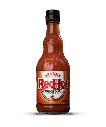 Frank's RedHot Original Cayenne Pepper Hot Sauce is one of the best hot sauces to use in Micheladas.