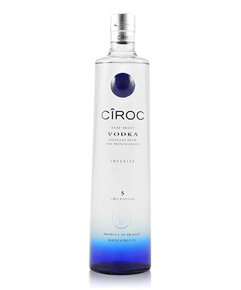 CÎROC Snap Frost Vodka is one of the top 10 best vodkas for Moscow Mules.