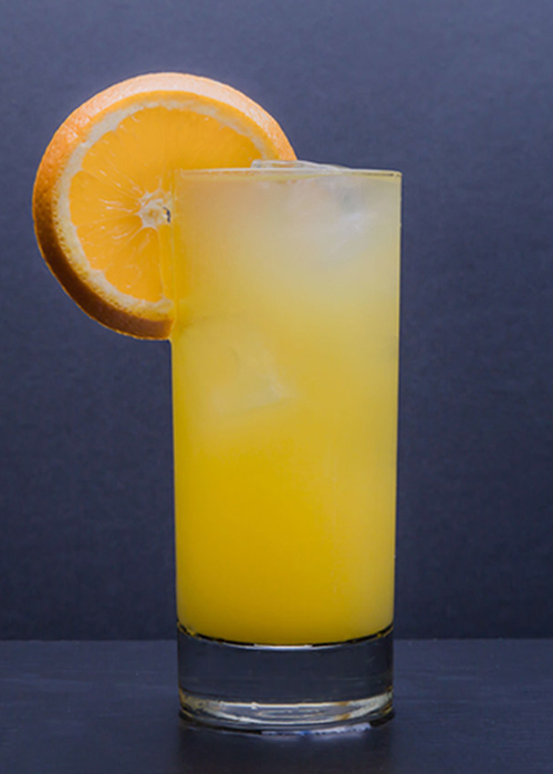 A Harvey Wallbanger is a great cocktail to make using orange juice.