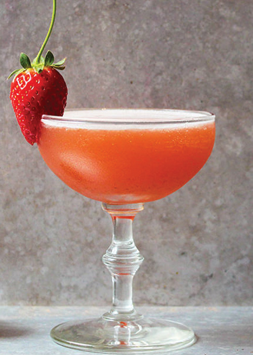 The Strawberry and Maple Brown Derby is one of the best summer bourbon cocktails.
