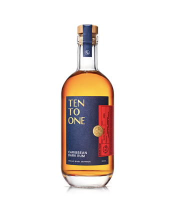 Ten to One Caribbean Dark Rum is one of the best rums for 2022.