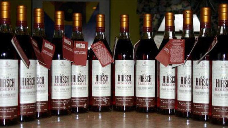 A.H. Hirsch Reserve is a famous bourbon that is collected.