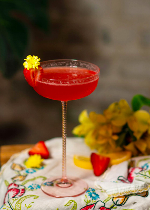 The Strawberry Daydream is one of the best gin cocktails for summer.