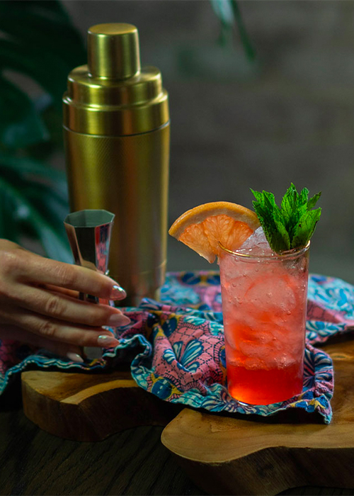 The Hibiscus Citrus Tea Cocktail is one of the best Hibiscus cocktails.