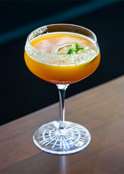 Junoon's Mumbai Margarita is one of the best Mango Cocktail recipes.