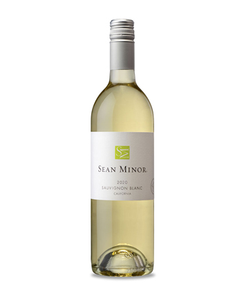Sean Minor Sauvignon Blanc 2020 is one of the best Sauvignon Blancs for 2022.