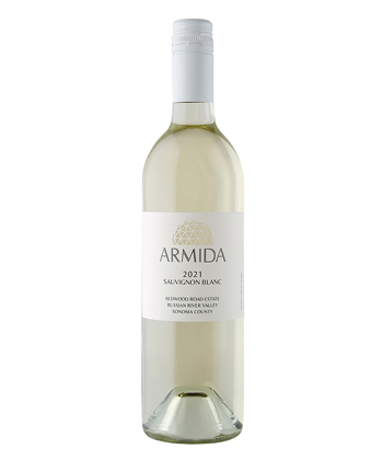 Armida Sauvignon Blanc Redwood Road Estate 2021 is one of the best Sauvignon Blancs for 2022.