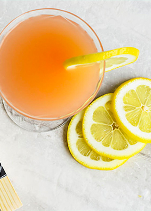 The Lemon Grapefruit Martini is one of the best vodka cocktails for Summer.