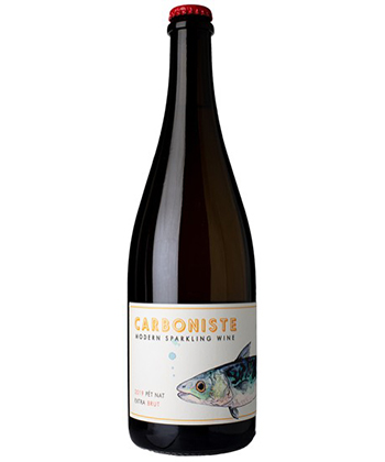 Carboniste 2021 'Mackerel' Pét-Nat of Pinot Grigio, Brut Nature from Lodi, California is a Pinot Grigio wine pros are willing to stake their claim on.