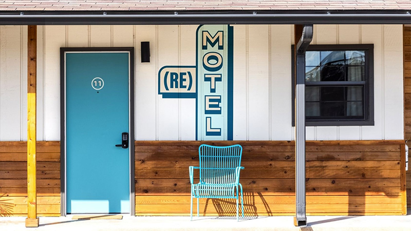 The Stonewall Motor Lodge is one of the best places to stay for a weekend in Austin.