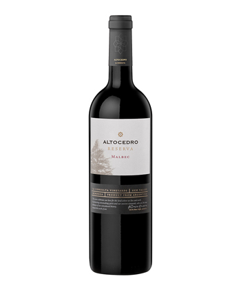 Altocedro Malbec Reserva 2018 is one of the best Malbecs for 2022.