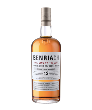 BenRiach The Smoky Twelve Speyside Single Malt Scotch Whisky is one of the best Scotch Whiskies for 2022.
